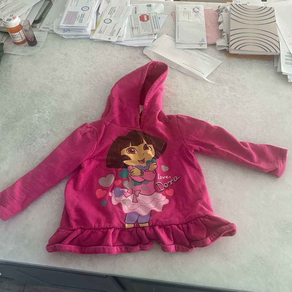 Nickelodeon Dora the explora hoodie size toddler 5